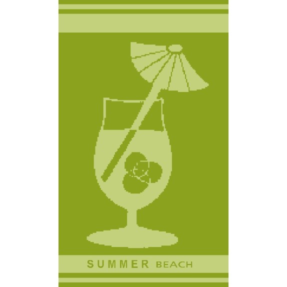 Πετσέτα Θαλάσσης Βελουτέ Dimcol Ζακάρ 222 87x165