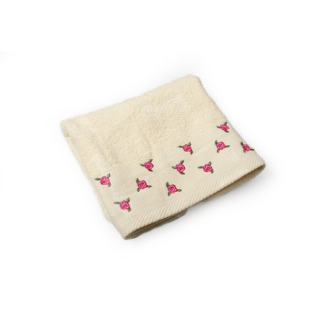 Πετσέτα Προσώπου Dimcol Ανθάκι Εκρού 50x90