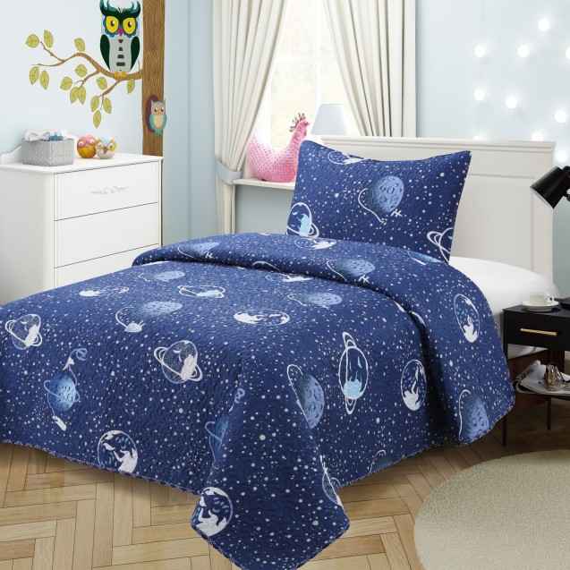 Σετ Παιδικό Κουβερλί Μονό 2 Τεμαχίων Dimcol...