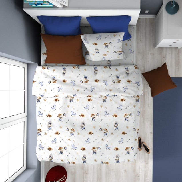 Σετ Παιδικά Σεντόνια Μονά 3 Τεμαχίων Dimcol...