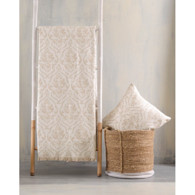 Ριχτάρι Τριθέσιου Rythmos Medallion Εκρού-Μπεζ...