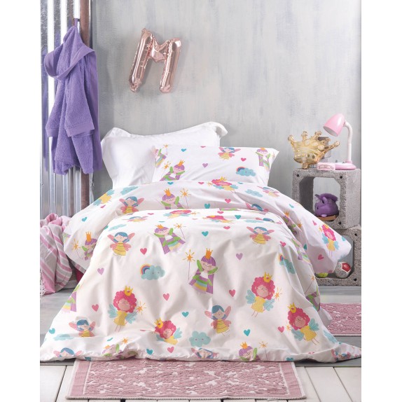 Σετ Παιδικές Μαξιλαροθήκες 2 Τεμαχίων Rythmos Fairies 50x70