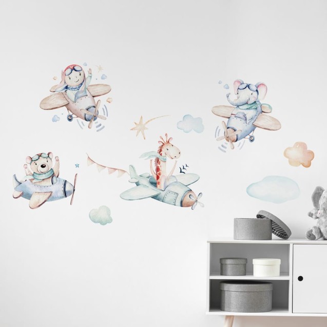 Αυτοκόλλητα Τοίχου Βινυλίου Ango Airplanes 18313