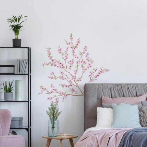 Αυτοκόλλητα Τοίχου Βινυλίου Ango Peach Branch 44232