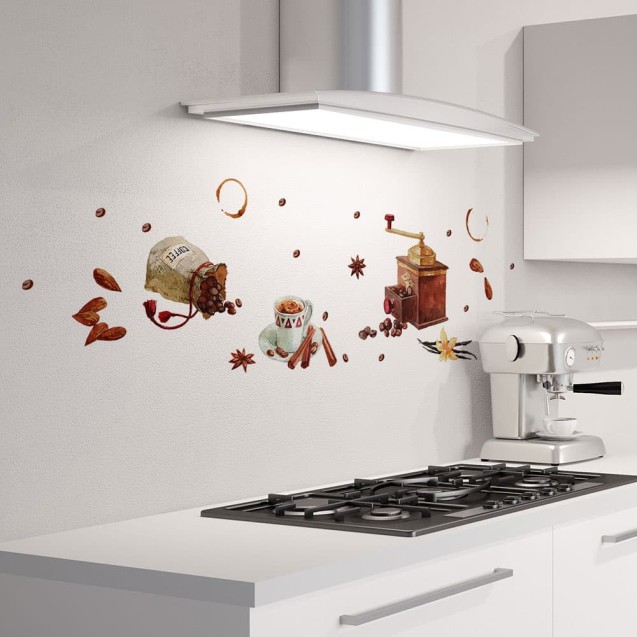 Αυτοκόλλητα Τοίχου Βινυλίου Ango Watercolour...