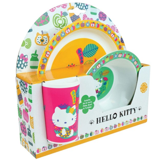 Παιδικό Σετ Φαγητού 3 Τεμαχίων Ango Hello Kitty...