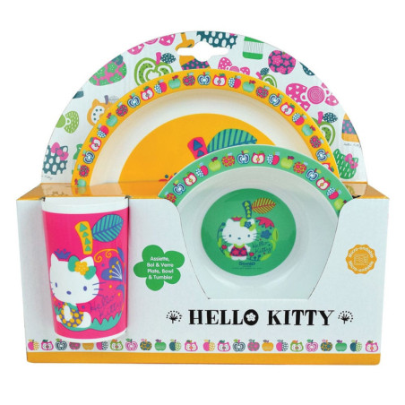 Παιδικό Σετ Φαγητού 3 Τεμαχίων Ango Hello Kitty 005988