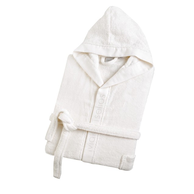 Μπουρνούζι με Κουκούλα Makis Tselios Helmi-1 White