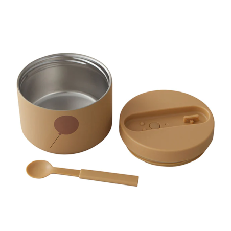 Θερμός Φαγητού Design Letters Small Μπεζ 330ml 30101031BEIBALL