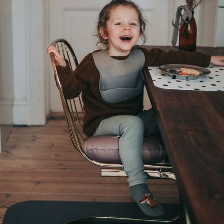 Σαλιάρα Σιλικόνης Noui Noui Warm Grey NN12118