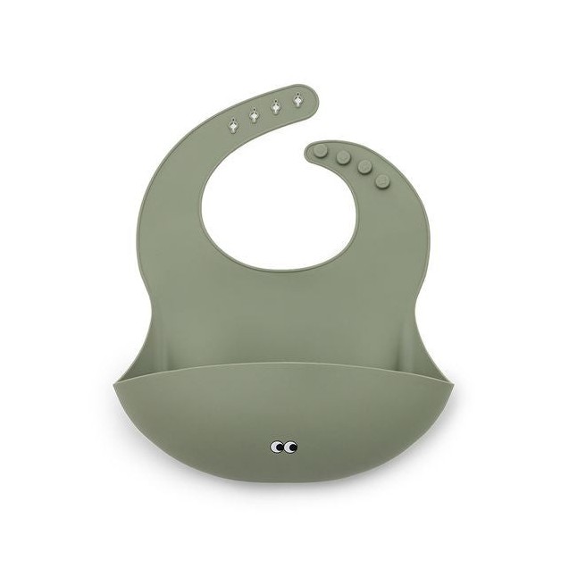 Σαλιάρα Σιλικόνης Noui Noui Dusty Olive NN12116