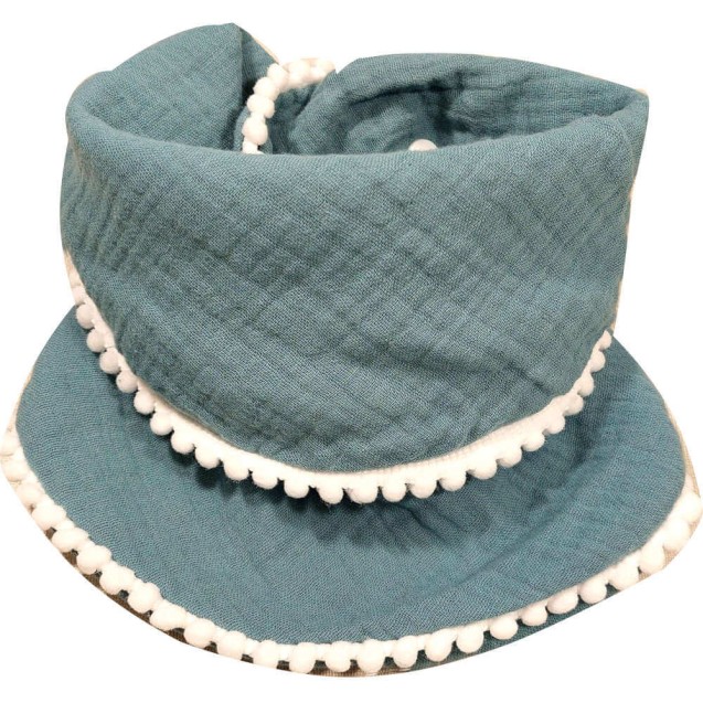 Σαλιάρα Μουσελίνα Φουλάρι Morven 23015 Μπλε