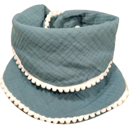 Σαλιάρα Μουσελίνα Φουλάρι Morven 23015 Μπλε