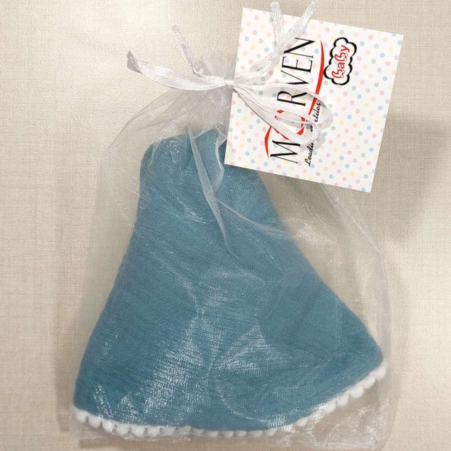 Σαλιάρα Μουσελίνα Φουλάρι Morven 23015 Μπλε