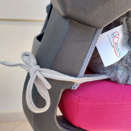 Μαξιλάρι Καρέκλας Morven 22061 Κορώνα Γκρι 45x35x40