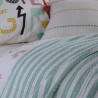 Παιδική Κουβέρτα Μονή Nef-Nef Happy Stripe Mint 160x240