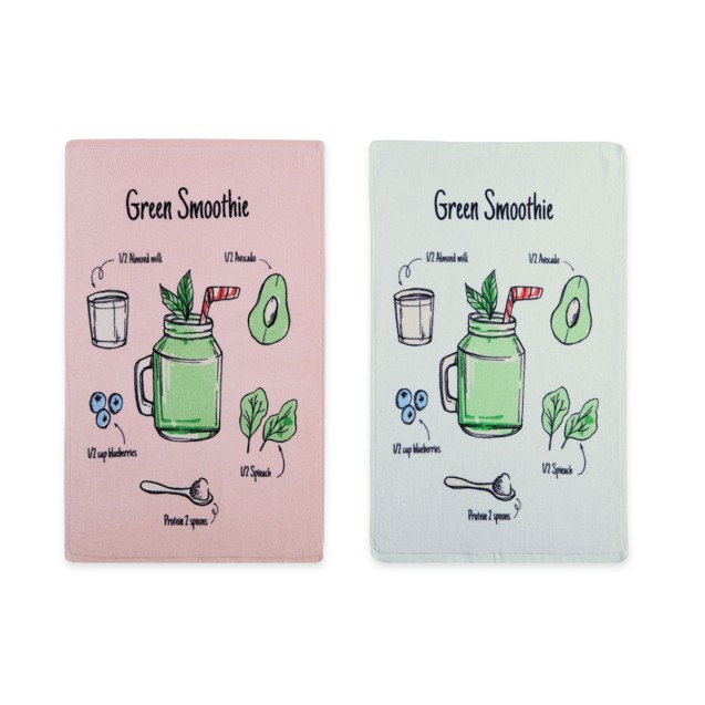 Ποτηρόπανο Nef-Nef Smoothie Pink 40x60