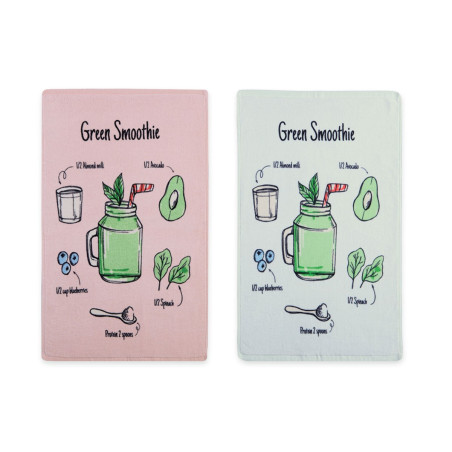 Ποτηρόπανο Nef-Nef Smoothie Aqua 40x60