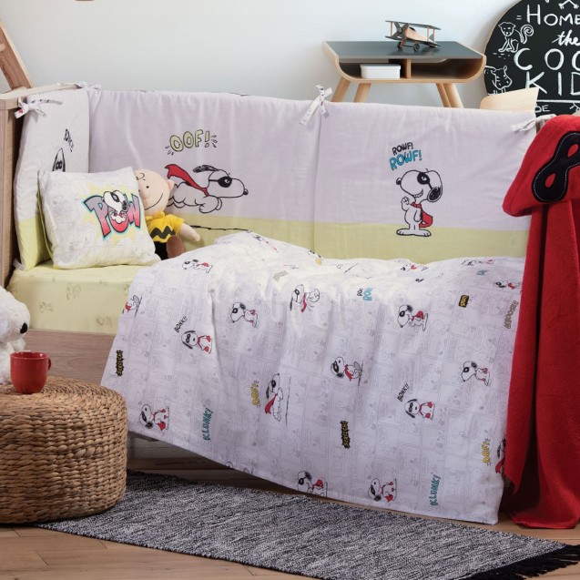 Πάντα Nef-Nef Snoopy Mask Hero White 40x60+67+60