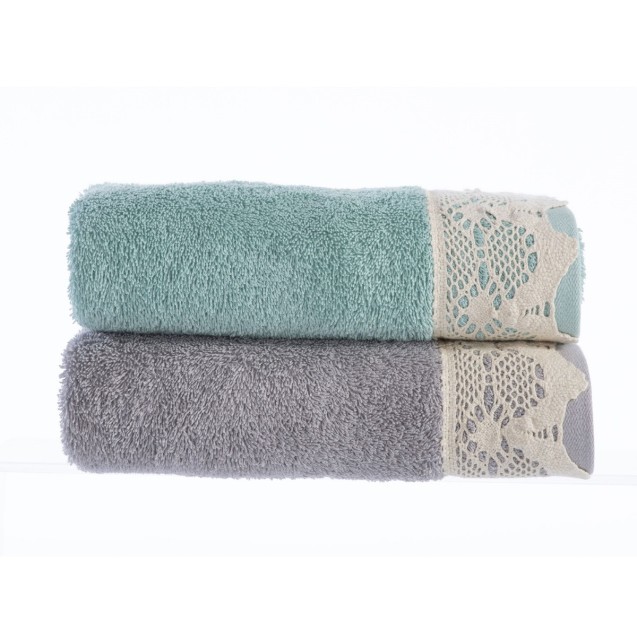 Σετ Πετσέτες 3 Τεμαχίων Nef-Nef Maricar Aqua