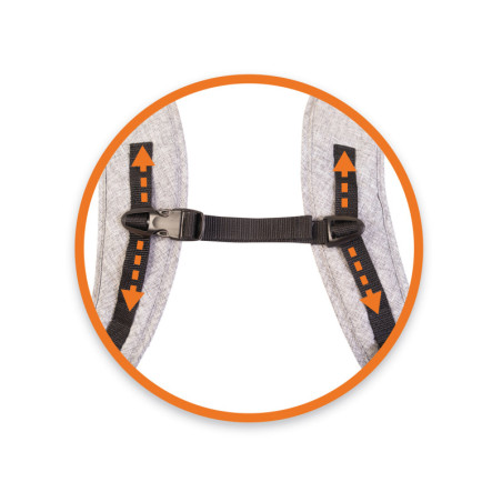 Μάρσιπος Dreambaby Oxford Grey Denim BR75567