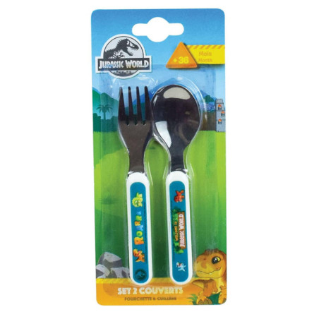 Σετ Παιδικό Κουτάλι και Πιρούνι Ango Jurassic World 006072