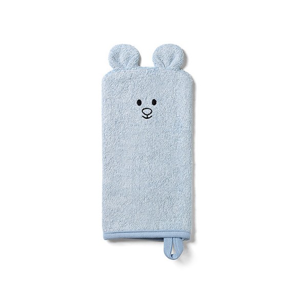 Γάντι Πλυσίματος Babyono Bamboo Μπλε BN787/02 12x25