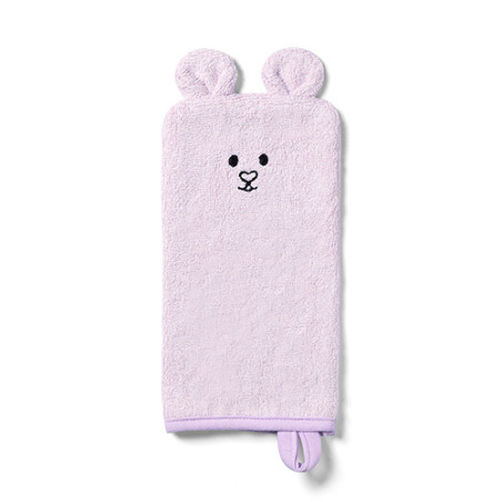 Γάντι Πλυσίματος Babyono Bamboo Μωβ BN787/01 12x25