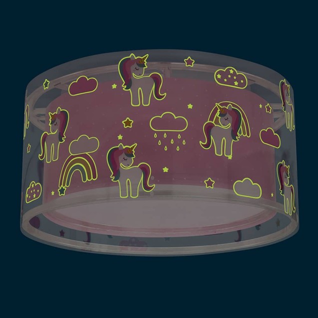 Παιδικό Φωτιστικό Οροφής Ango Unicorns 41596