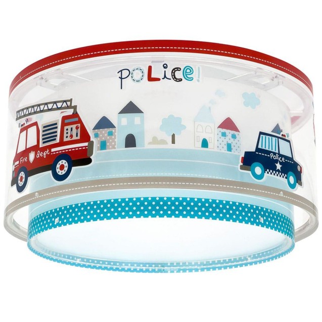 Παιδικό Φωτιστικό Οροφής Πλαφονιέρα Ango Police...