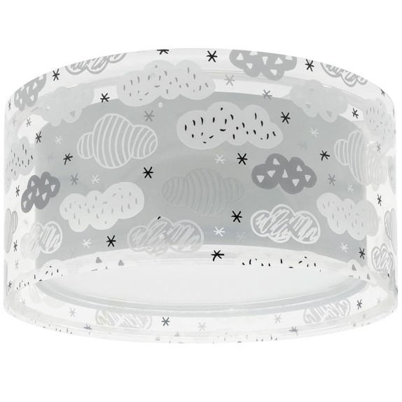 Παιδικό Φωτιστικό Οροφής Πλαφονιέρα Ango Clouds Gray 41416E