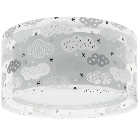 Παιδικό Φωτιστικό Οροφής Πλαφονιέρα Ango Clouds Gray 41416E