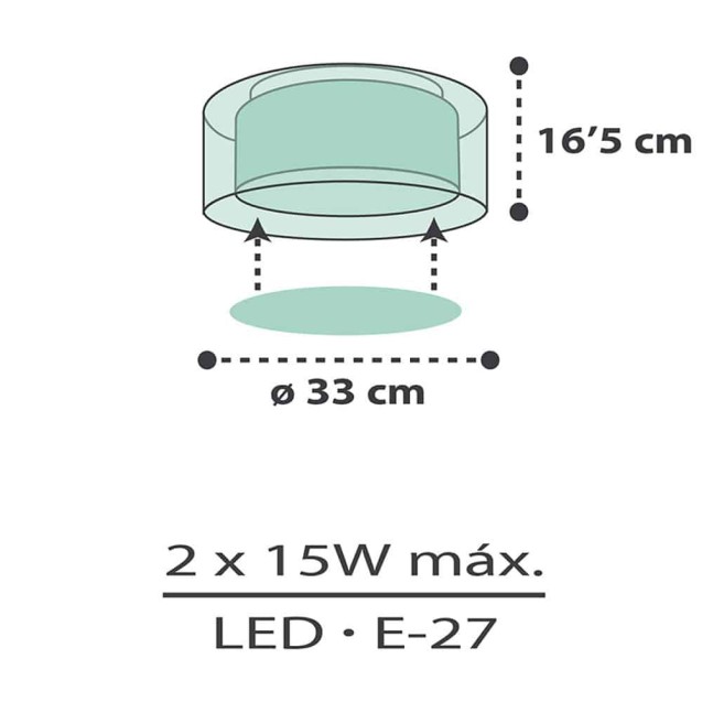 Παιδικό Φωτιστικό Οροφής Πλαφονιέρα Ango Clouds...