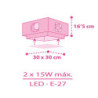 Παιδικό Φωτιστικό Οροφής Πλαφονιέρα Ango Moonlight Pink 63236S