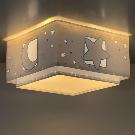 Παιδικό Φωτιστικό Οροφής Πλαφονιέρα Ango Moonlight Blue 63236T
