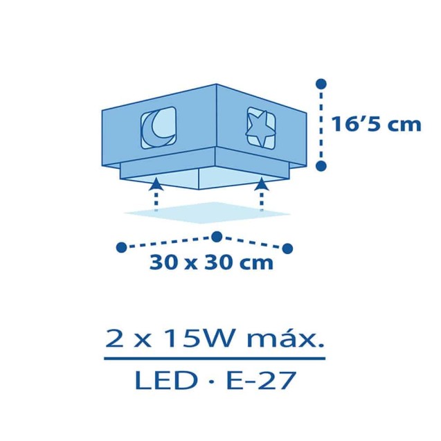Παιδικό Φωτιστικό Οροφής Πλαφονιέρα Ango...