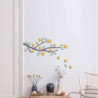 Αφρώδη Αυτοκόλλητα Τοίχου Ango Yellow Branch 54514