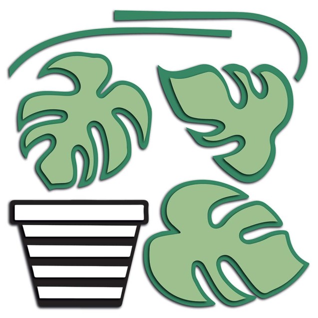 Αφρώδη Αυτοκόλλητα Τοίχου Ango Plant 54515