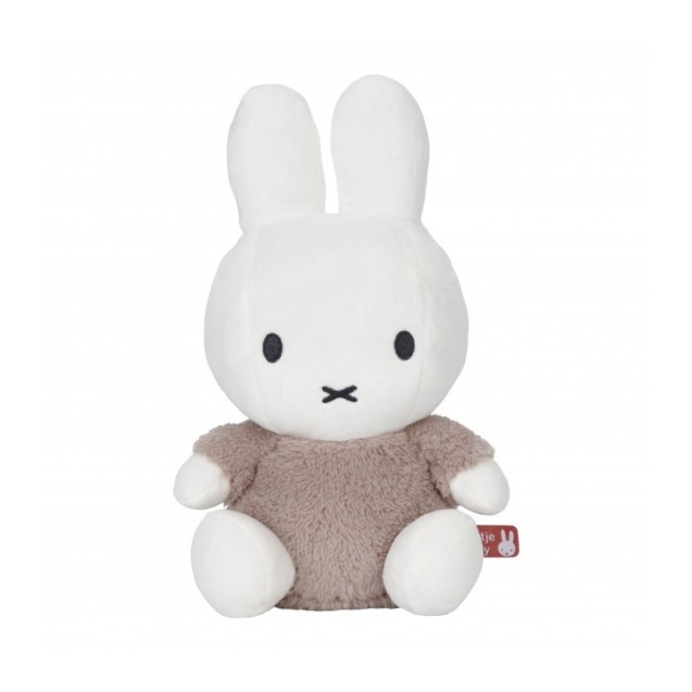 Λούτρινο Λαγουδάκι Miffy Fluffy 25cm Μόκα