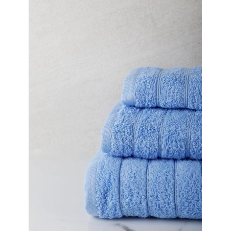 Σετ Πετσέτες 3 Τεμαχίων Anesis Cotton Pennie Σιέλ