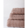 Σετ Πετσέτες 3 Τεμαχίων Anesis Cotton Pennie Mocca
