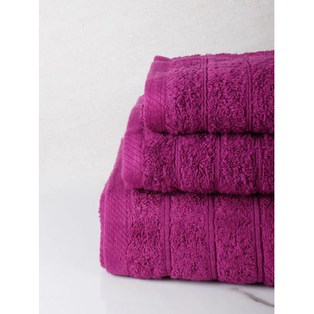 Πετσέτα Σώματος Anesis Cotton Pennie Μωβ 80x150