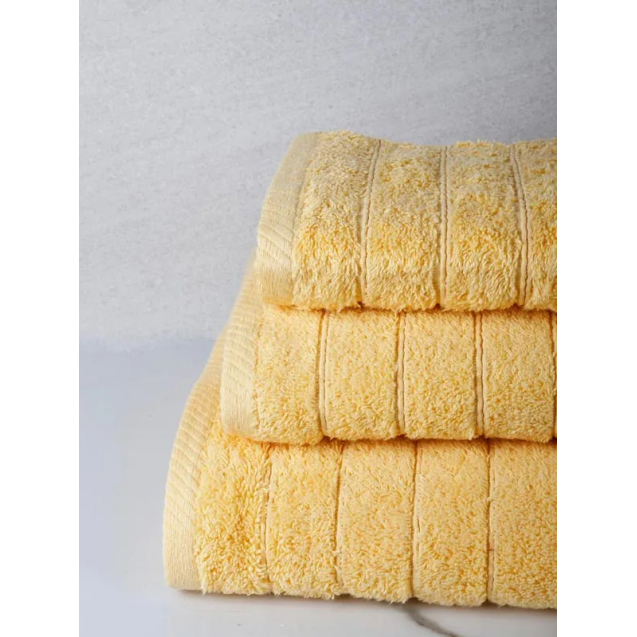 Πετσέτα Προσώπου Anesis Cotton Pennie Κίτρινο...