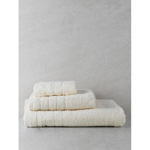 Πετσέτα Προσώπου Anesis Cotton Pennie Εκρού 50x100