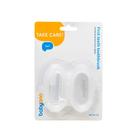 Βρεφική Οδοντόβουρτσά Babyono Διάφανη BN723/01