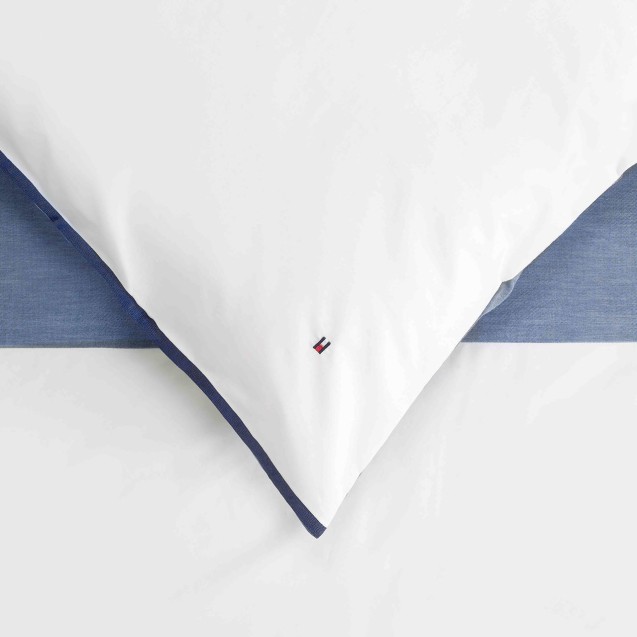 Μαξιλαροθήκη Tommy Hilfiger Tailor Organic Ραφ...