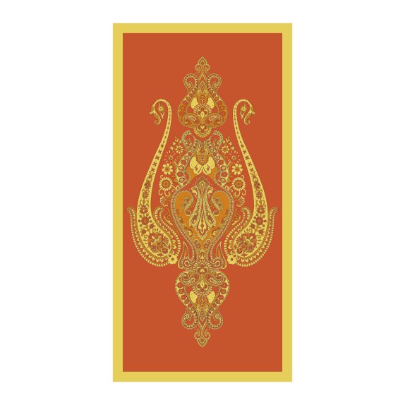 Πετσέτα Θαλάσσης Bassetti Granfoulard Ragusa Χρυσό 90x180