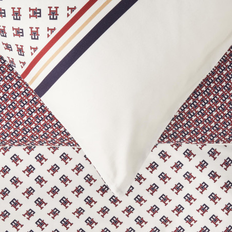 Μαξιλαροθήκη Tommy Hilfiger High Line Μπορντό 50x80