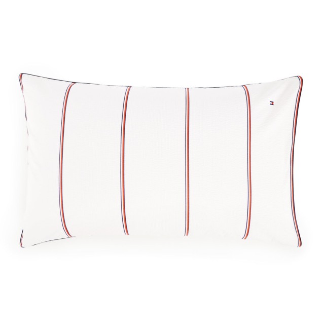 Μαξιλαροθήκη Tommy Hilfiger James Λευκό 50x80