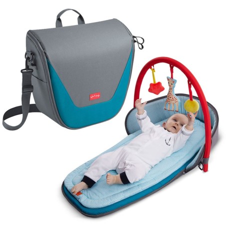 Sophie la giraffe Τσάντα που μετατρέπεται σε χαλάκι δραστηριοτήτων S240126